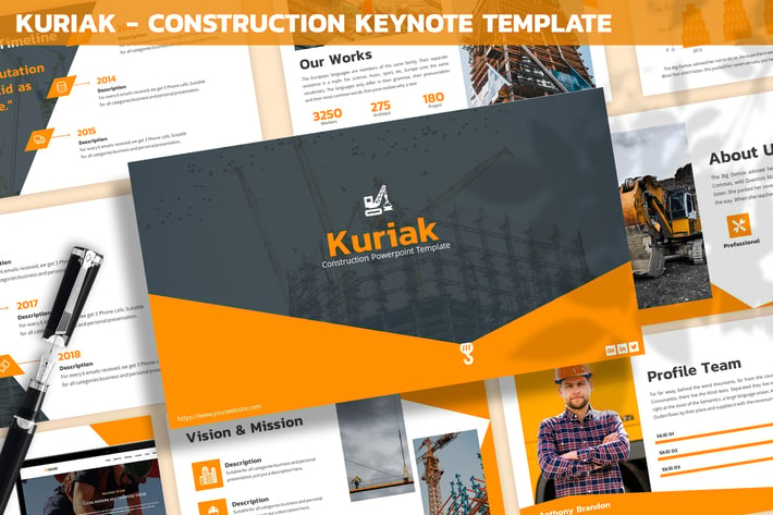 Kuriak - Construction Keynote Template