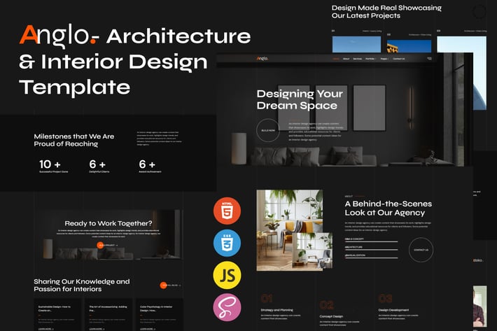 Anglo - Architecture & Interior Design Template