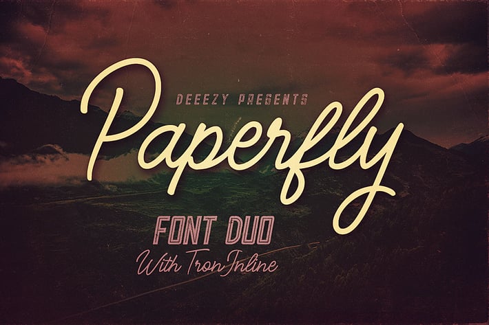 Paperfly Font Duo