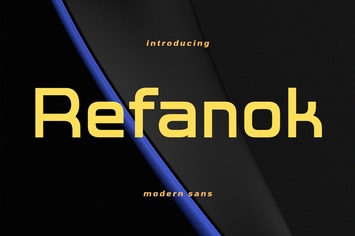 Refanok-Modern Condensed Sans