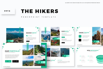 The Hikers - Powerpoint Template