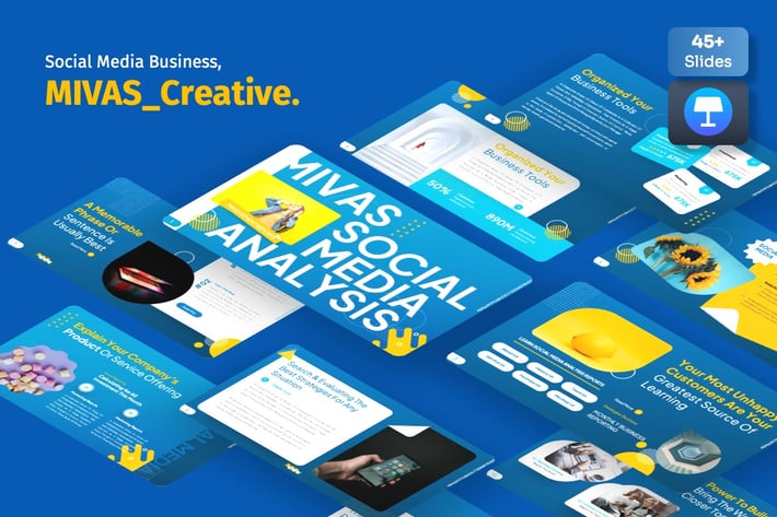 Mivas - Social Media Analysis Keynote Template