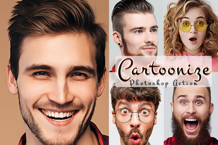Cartoonize Action Photoshop 