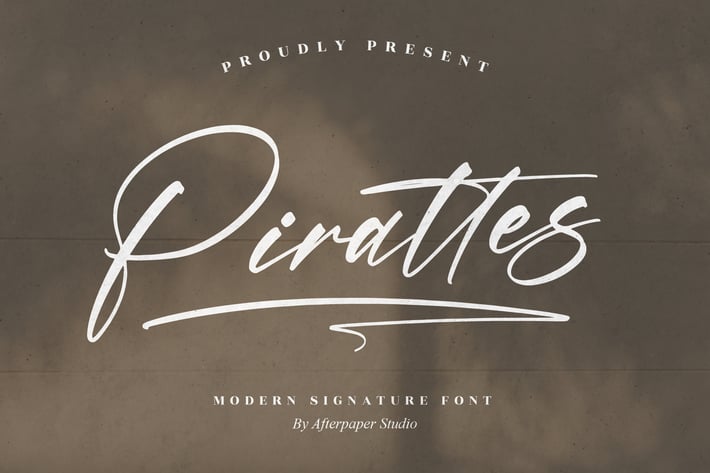 Pirattes Modern Signature Font