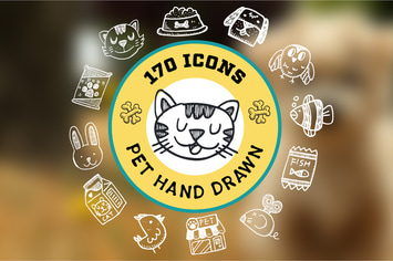 Pet Hand Drawn Icons