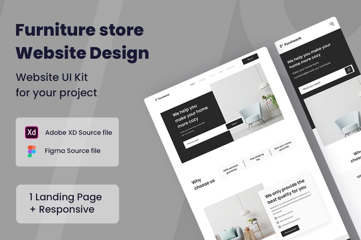 Furniture Store - Landing Page