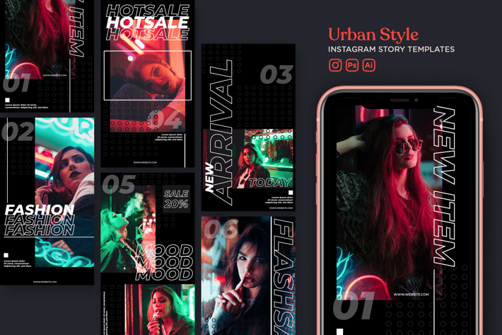 Urban Style Instagram Story Template