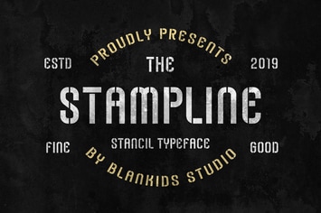 Stampline - Stencil Typeface