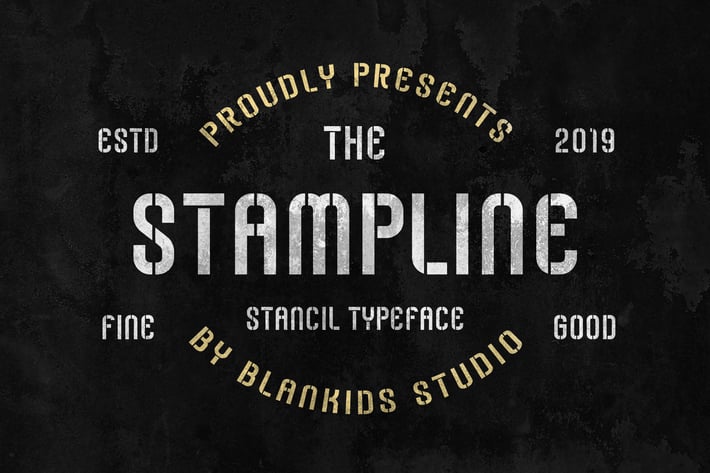 Stampline - Stencil Typeface