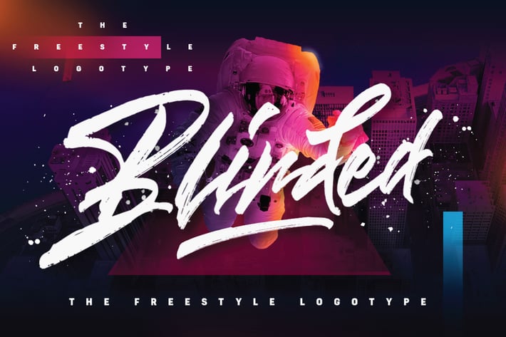 Blinded - Freestyle Logotype