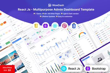 WowDash - React JS - Admin Dashboard Template 