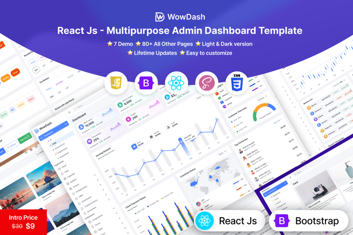 WowDash - React JS - Admin Dashboard Template 