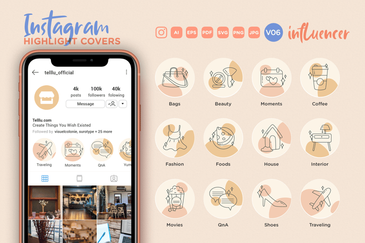 Instagram Highlight Icon V06 Social Influencer