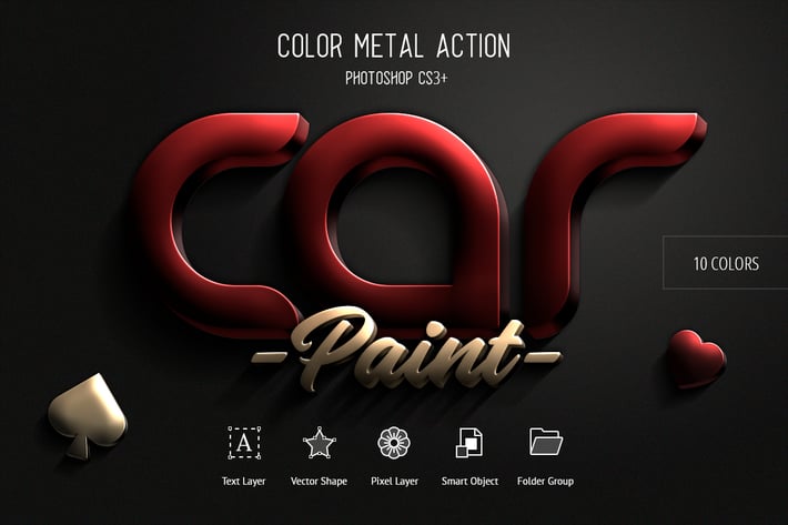 Color Metal - Photoshop Action
