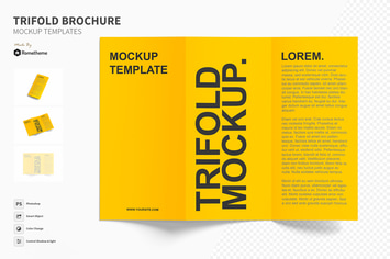 Trifold Brochure vol.01 - Mockup