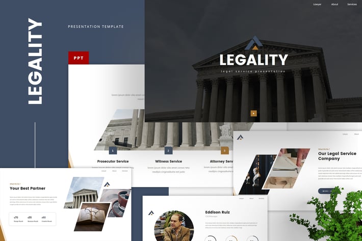 Legal Service PowerPoint Template