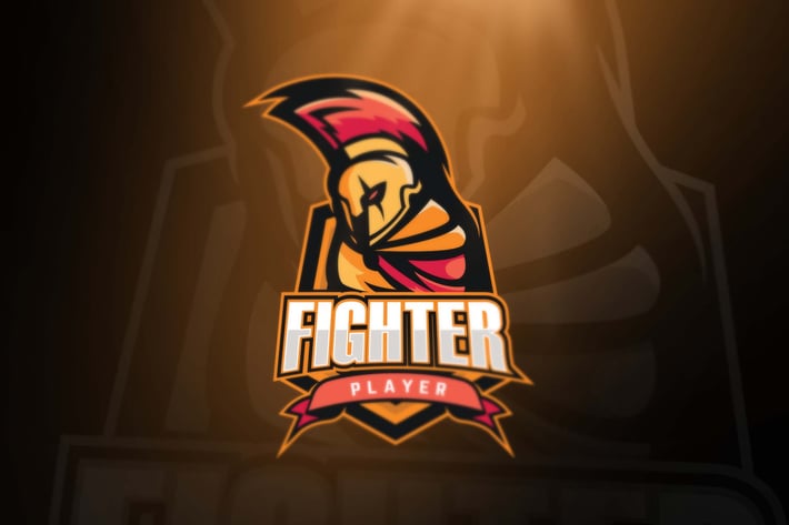 Fighter Sport and Esports Logos