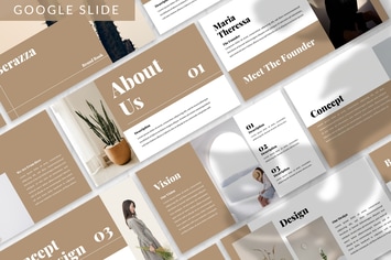 Berraza - Brandbook Google Slide Template