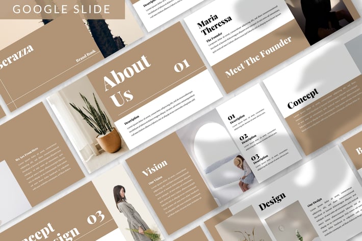 Berraza - Brandbook Google Slide Template
