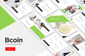 BCoin - Blockchain Powerpoint Template