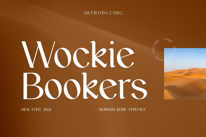 Wockie Bookers Modern Serif Typeface