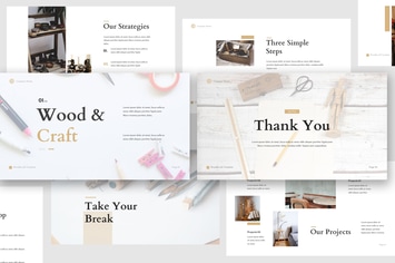 Wood & Craft Keynote Template