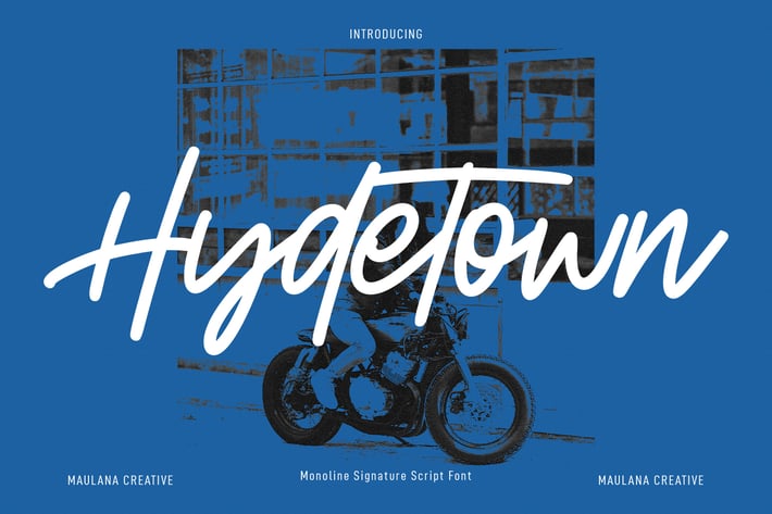 Hydetown Script Font