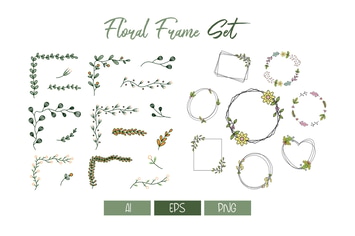 Floral Frame Set