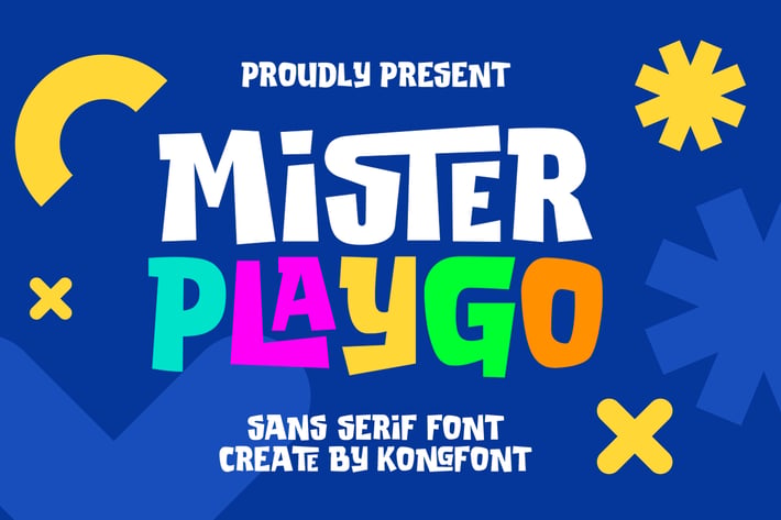 Mister Playgo - Playful Modern Display Font