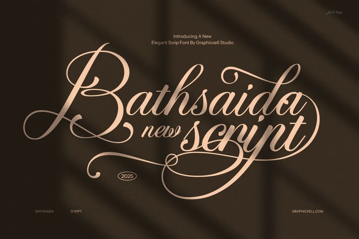 Bathsaida Calligraphy Script Font