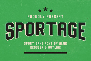 Sportage | retro sporty font
