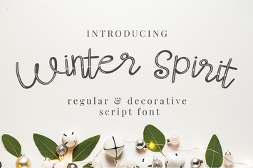 Winter Spirit - Script Font