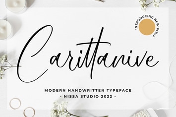 Carittanive - Signature Font