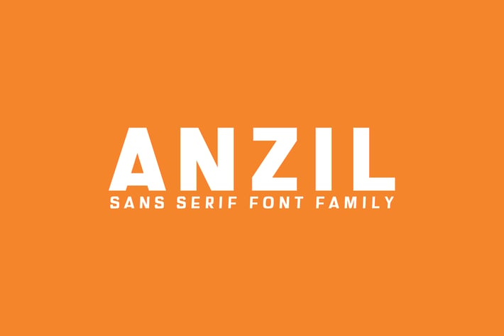 Anzil Sans Serif Font Family