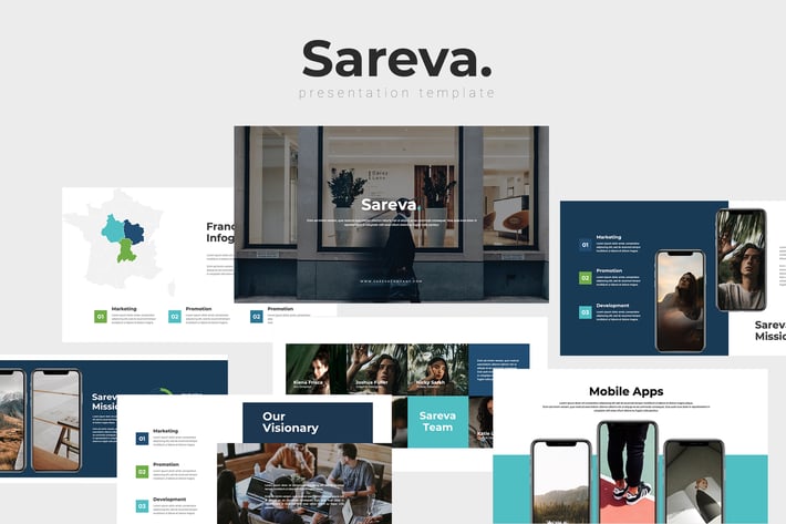 Sareva - Multipurpose Powerpoint Template 