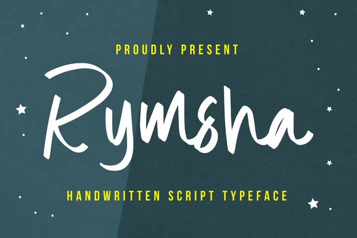 Rymsha - A Handwritten Script Typeface