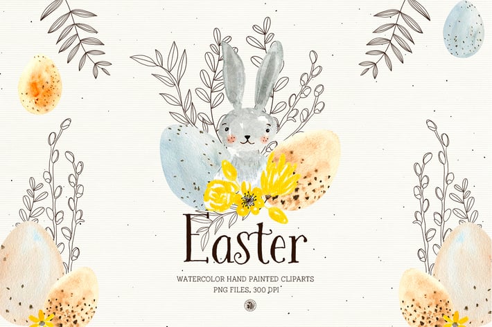 Easter - Watercolor Set