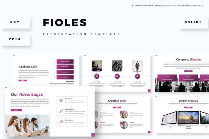 Fioles - Presentation Template
