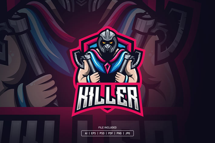 Killer esport logo template