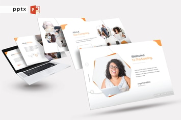 BUSINESS MEETING - Powerpoint  V266