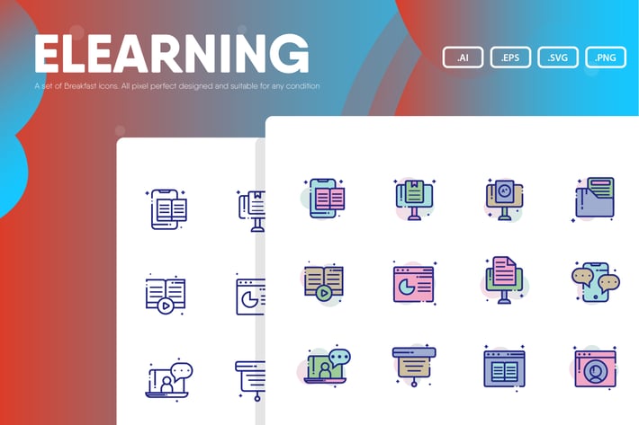 E-learning - Icon Pack