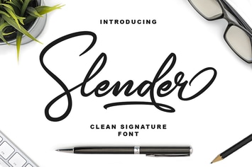 Slender - Elegant Signature Font