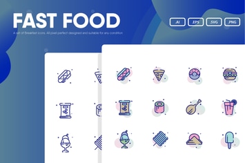 Fast Food Icon Pack
