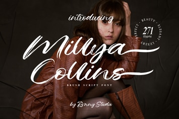 Millya Collins - Brush Script Font