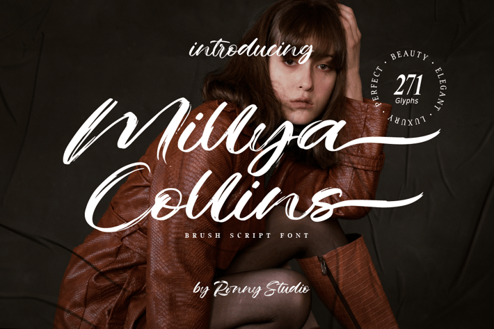 Millya Collins - Brush Script Font