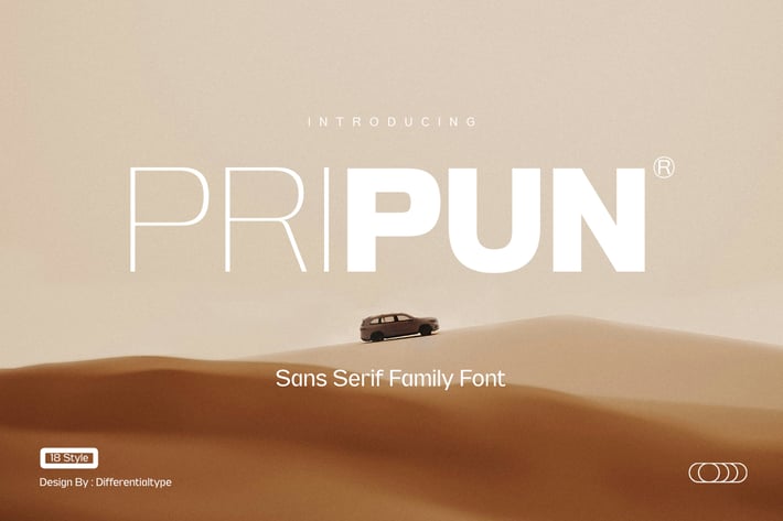 Pripun - Sans Serif Family