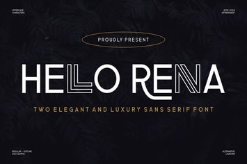 Hello Renna - Elegant And Luxury Sans Serif Font