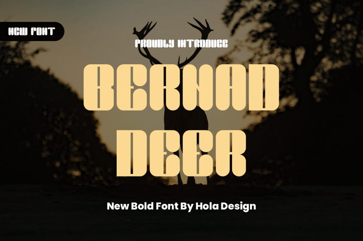 Bernad Deer - Sans Serif Font