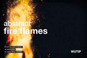 Abstract Fire Flames Backgrounds