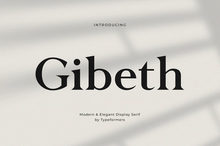 Gibeth - Modern Elegant Serif